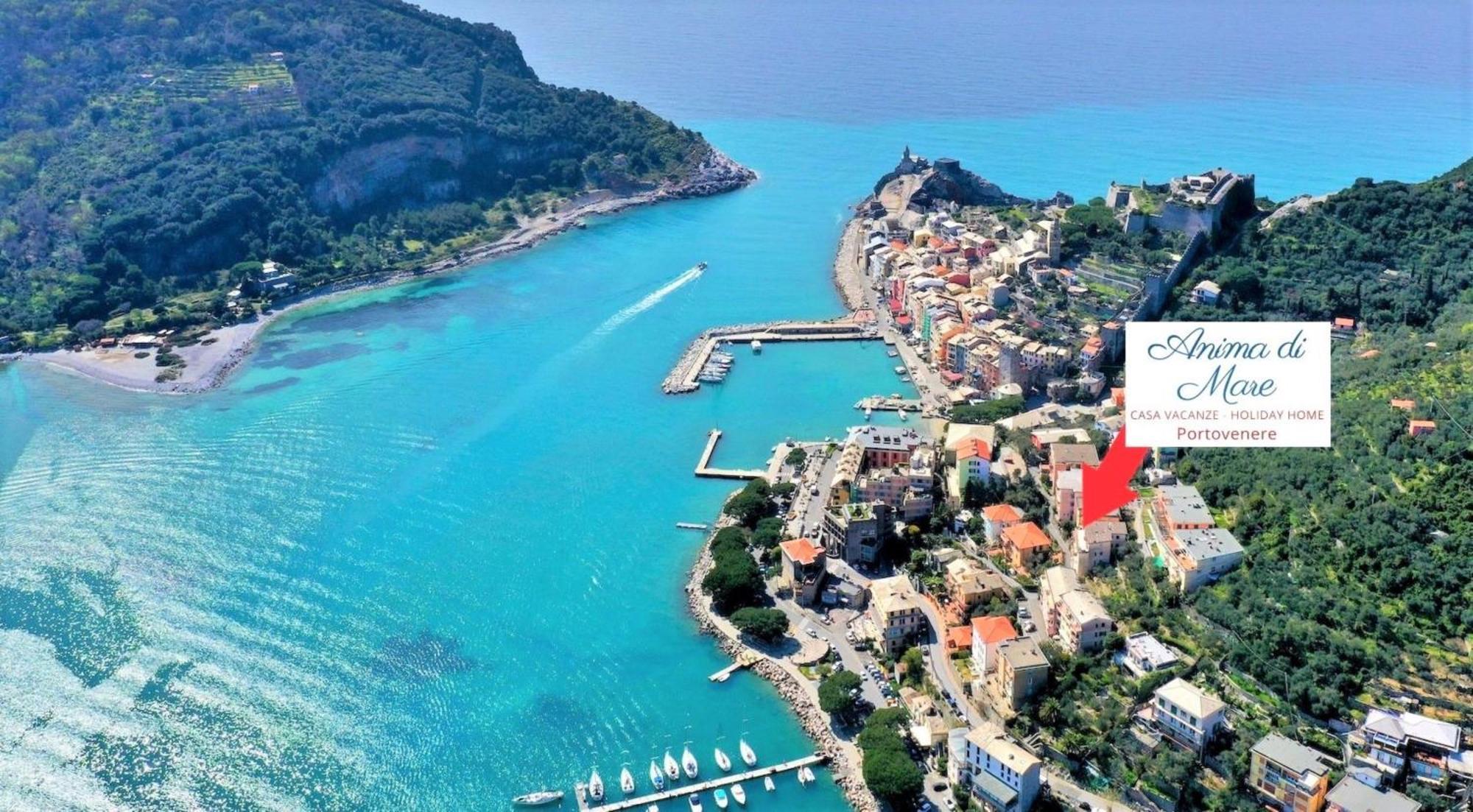 Anima Di Mare Apartment Porto Venere Luaran gambar